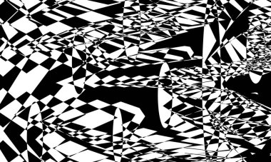 Operasyon sanatı biçiminde tasarım deseni için monokrom dokusu