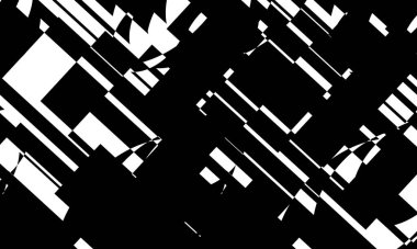 Orijinal optik illüzyon beyaz arka planda büyüleyici siyah desen