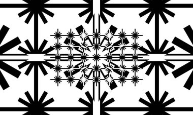 Operasyon sanatındaki çarpık desenler göz yanılsamasını büyülüyor.