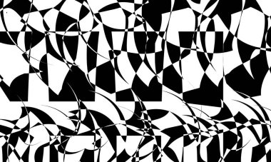 Cadılar Bayramı orijinal tasarımı için beyaz arkaplan tek renkli duvar kağıdı üzerindeki mistik siyah desen