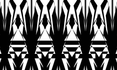 monokrom sanat duvar kağıdı op sanat büyüleyici siyah desenli modern tasarım