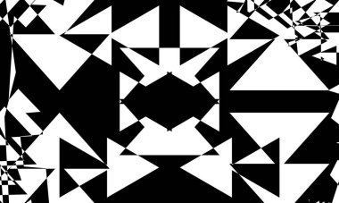 Özgün tasarım monokrom dokusu için operasyon sanatı biçimi