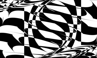 tasarım için modern ve şık desenler monokrom duvar kağıdı