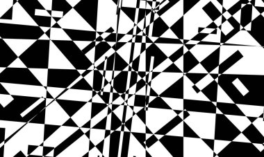 op-art tarzında tasarım için siyah ve beyaz duvar kağıdı