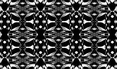 siyah desenli operasyon sanatı tarzı soyut ve modern