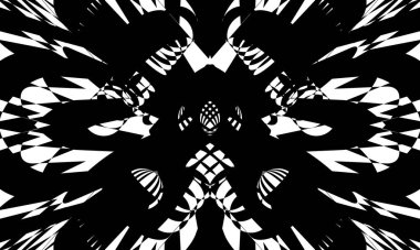 Büyüleyici optik illüzyon tasarım için modern duvar kağıdı