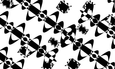 Operasyon sanatında optik yanılsamaya sahip mistik desenler