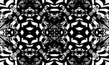 Cadılar bayramı için beyaz arka plan duvar kağıdındaki mistik siyah desenler