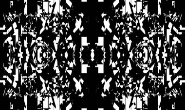 Özgün tasarım monokrom dokusu için operasyon sanatı biçimi