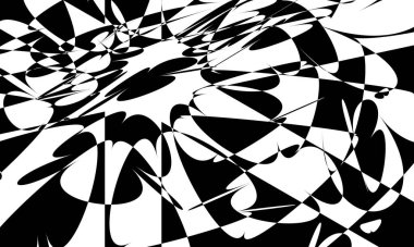 op sanat stili yaratıcı tasarım konseptinde modern siyah desenler