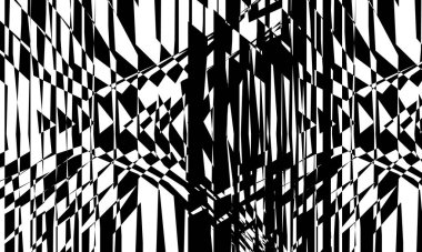 büyüleyici siyah op-art desenli yaratıcı tasarım benzersiz duvar kağıdı