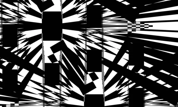 Motif Noir Extraordinaire Dans Style Art Sur Fond Blanc — Image vectorielle