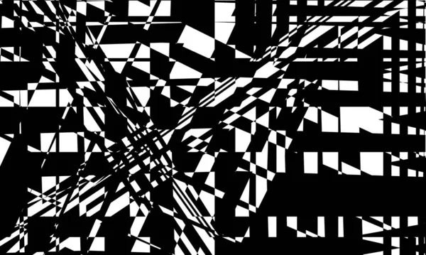 Abstract Zwart Patroon Witte Achtergrond Modern Design — Stockvector