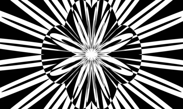 Patrón Negro Distorsionado Diseño Creativo Estilo Art — Vector de stock