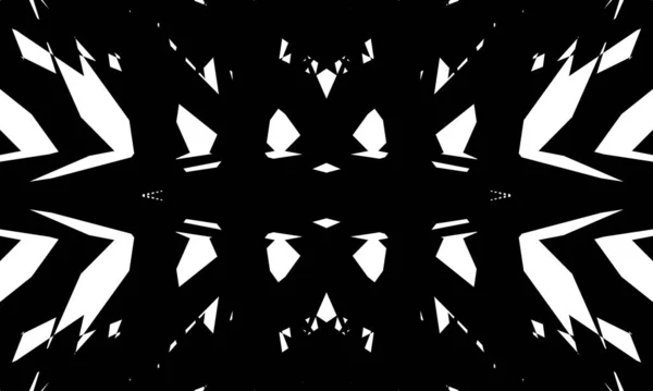 Tasarım Için Siyah Beyaz Duvar Kağıdı Orijinal Optik Illüzyon — Stok Vektör