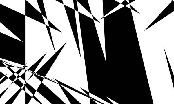 Hipnotizante Ilusión Óptica Negro Art Patrones Con Líneas Onduladas Creando — Archivo Imágenes Vectoriales