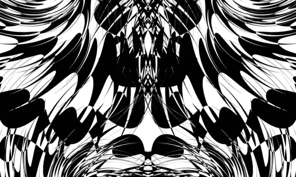 Beyaz arka planda operasyon sanatı optik illüzyonu biçimi