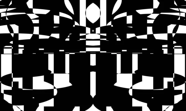 Patrón Negro Abstracto Estilo Art Diseño Moderno — Vector de stock