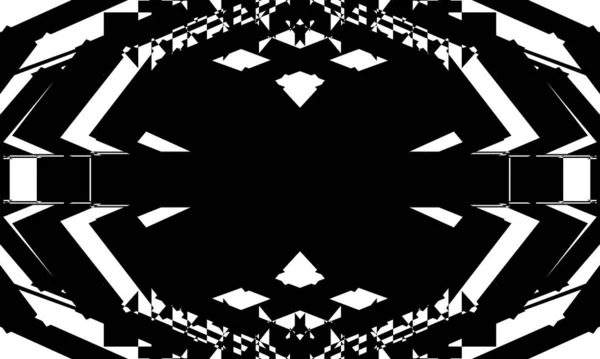 ハロウィンモダンなデザインのためのユニークなブラックパターンのOpアートスタイル神秘的な壁紙 — ストックベクタ