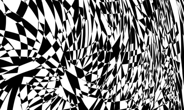 Hipnotizante Patrón Negro Estilo Art Concepto Diseño Original — Archivo Imágenes Vectoriales