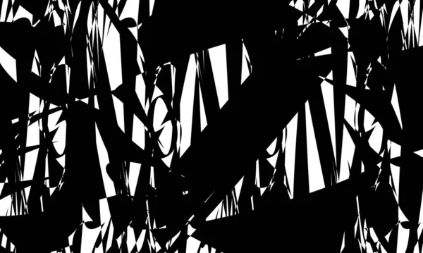 Plätschernde Schwarz Weiß Tapete Für Design Bezaubernde Optische Täuschung Konzept — Stockvektor