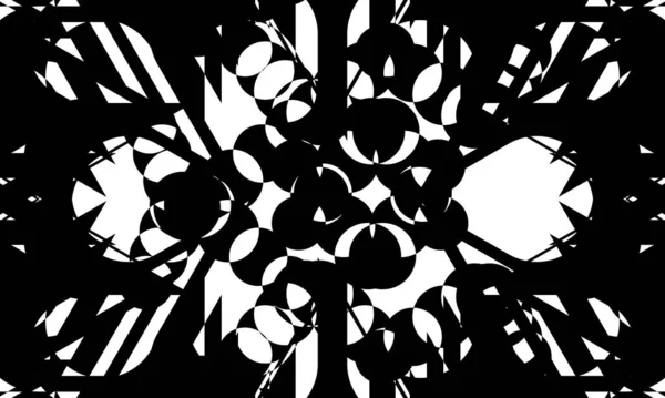 黒と白の背景がオープンアートスタイルのオリジナルモダンなデザイン — ストックベクタ