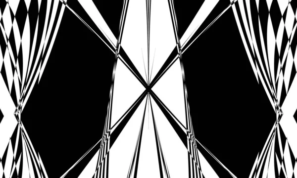 Patrón Negro Original Sobre Fondo Blanco Fondo Místico Para Diseño — Archivo Imágenes Vectoriales