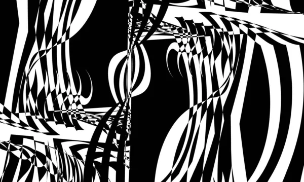 Misterioso Fondo Pantalla Blanco Negro Para Diseño Moderno — Archivo Imágenes Vectoriales