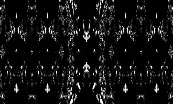 Motifs Noirs Sur Fond Blanc Illusion Optique Créative — Image vectorielle