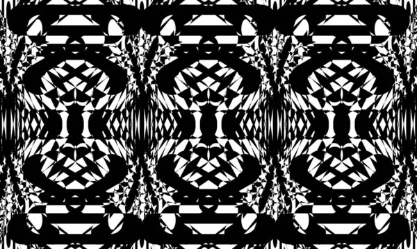 Faszinierende Schwarze Art Muster Kreatives Design Einzigartige Tapete — Stockvektor