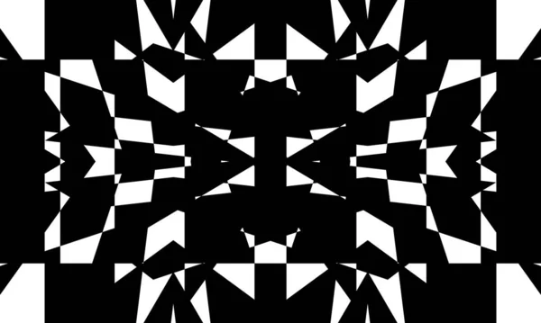 Patrón Negro Original Sobre Fondo Blanco Diseño Moderno — Vector de stock