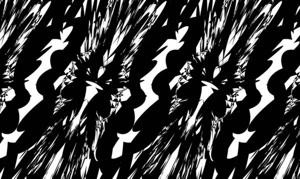 Abstracto Negro Patrón Místico Creativo Fondo Pantalla Monocromo Para Halloween — Vector de stock