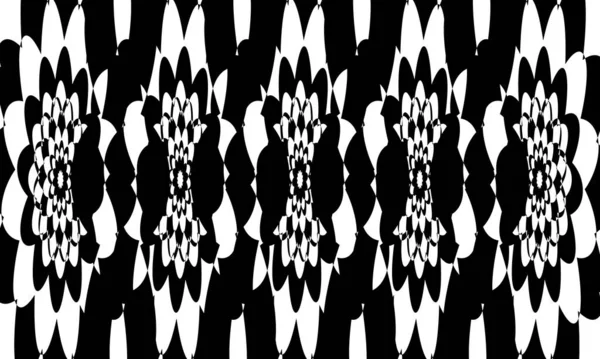 白を基調とした抽象的な黒のパターン — ストックベクタ