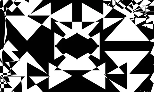 Pattern Art Style Original Design Monochrome Texture — Stock Vector