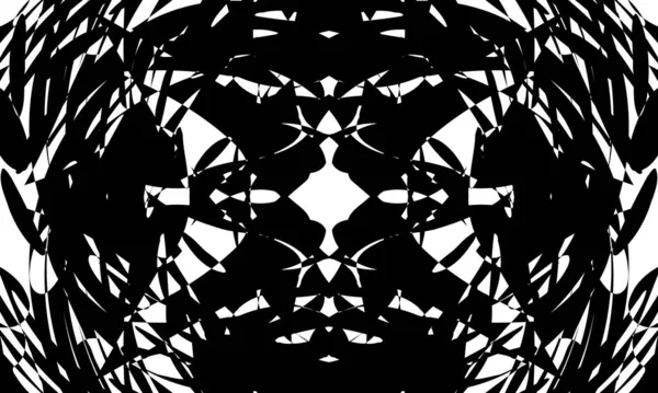 Текстура Дизайна Стиле Art Завораживающий Черный Узор Белом Фоне — стоковый вектор