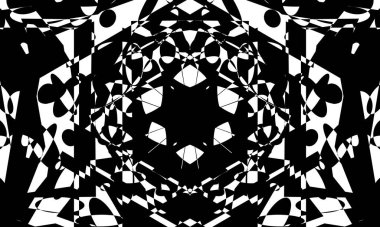 Siyah eşsiz desenli tasarım için soyut gizemli arkaplan