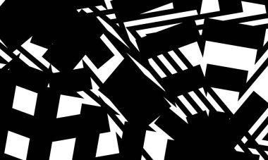 Operasyon sanatındaki çarpık desenler göz yanılsamasını büyülüyor.