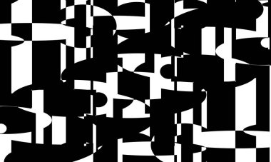 siyah ve beyaz duvar kağıtları optik yanılsama modern tasarım