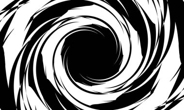 Çarpıtılmış siyah op-art modeli modern tasarım