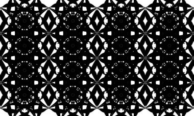 Modern tasarım için tek renkli duvar kâğıdı. Operasyon sanatında orijinal siyah desenler.