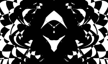 optik illüzyon ile tasarım için siyah desen