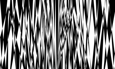 Tasarım için beyaz zemin üzerinde siyah desen modern dalgalanan duvar kağıdı