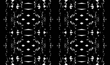 Optik illüzyonlu siyah desenler İnanılmaz operasyon sanatı