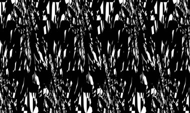 Dalgalı çizgileri olan siyah gizemli desen Cadılar Bayramı duvar kağıdı