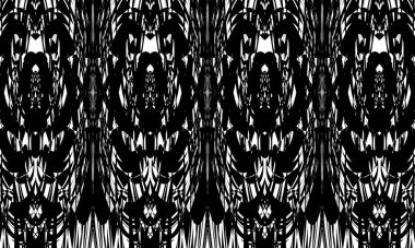 Orijinal tasarım için modern monokrom duvar kağıdı.