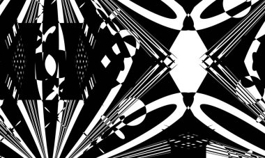 Modern tasarım için dinamik ve çarpıtılmış desen orijinal operasyon sanatı