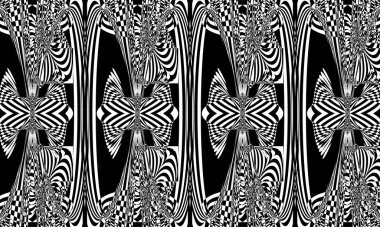 Operasyon sanatı tarzında duvar kağıdı tasarım için modern desenler