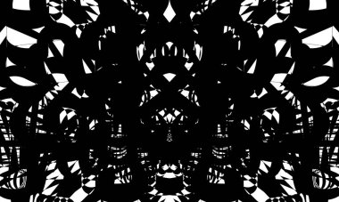 Modern tasarımlar ve dokular için siyah soyut desenler