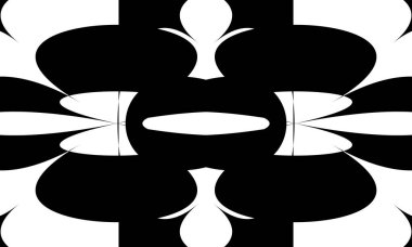 Orijinal siyah desenler tasarım için modern duvar kağıtlarını çarpıtıyor