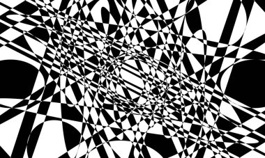 Özgün tasarım monokrom dokusu için operasyon sanatı biçimi